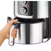 Unold 58655 gruzdintuvė Double 5 L 1400 W karšto oro gruzdintuvė Juoda, Nerūdijantis plienas