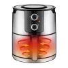 Unold 58655 gruzdintuvė Double 5 L 1400 W karšto oro gruzdintuvė Juoda, Nerūdijantis plienas
