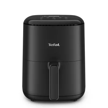 Karšto oro gruzdintuvas Tefal Easy Fry EY145810 — 3 L talpa, 1300 W, liečiamasis valdymas, LCD ekranas, juodas