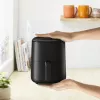 Karšto oro gruzdintuvas Tefal Easy Fry EY145810 — 3 L talpa, 1300 W, liečiamasis valdymas, LCD ekranas, juodas