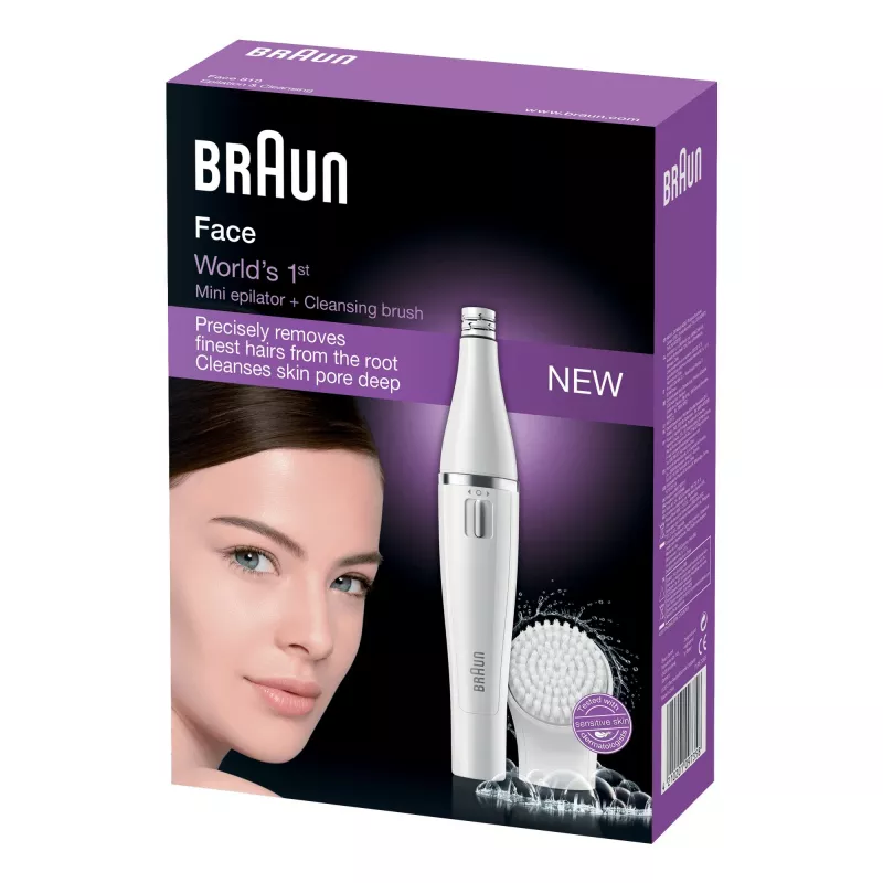 Epiliatorius Braun Face 810+ baltas