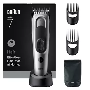 Braun HC7590 plaukų kirpimo mašinėlės / kirpėjas Juoda, Sidabrinė 17 Nikelio-metalo hidrido (NiMH)