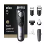 Braun BeardTrimmer 9 BT9520 barzdaskutė Baterija 52 2 cm Drėgnas ir sausas Juoda, Pilka