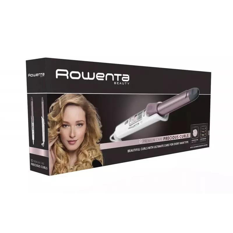 Rowenta CF3460 garbanojimo žnyplės šilta juoda, rožinė, balta 1,8 m