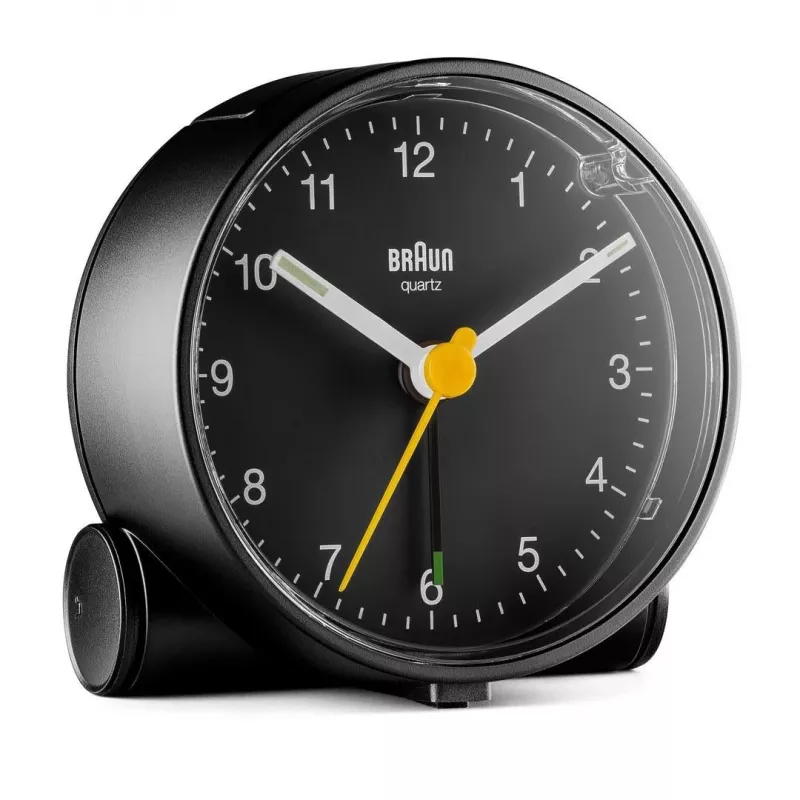 Braun BC01B kvarcinis žadintuvas, juodas