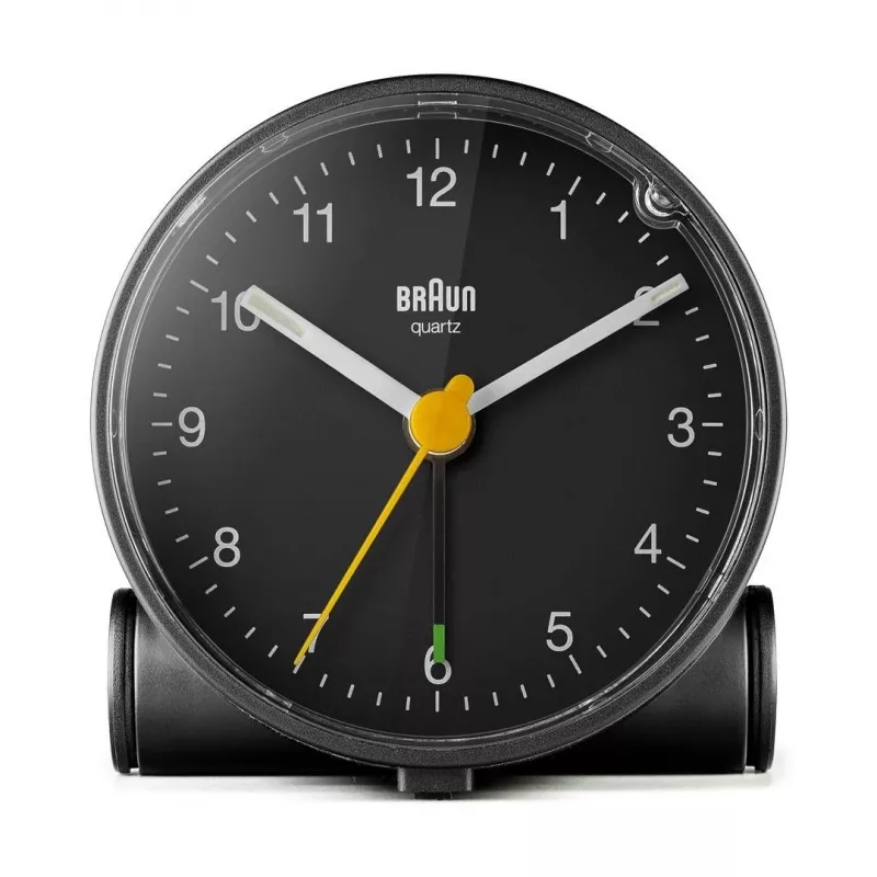 Braun BC01B kvarcinis žadintuvas, juodas