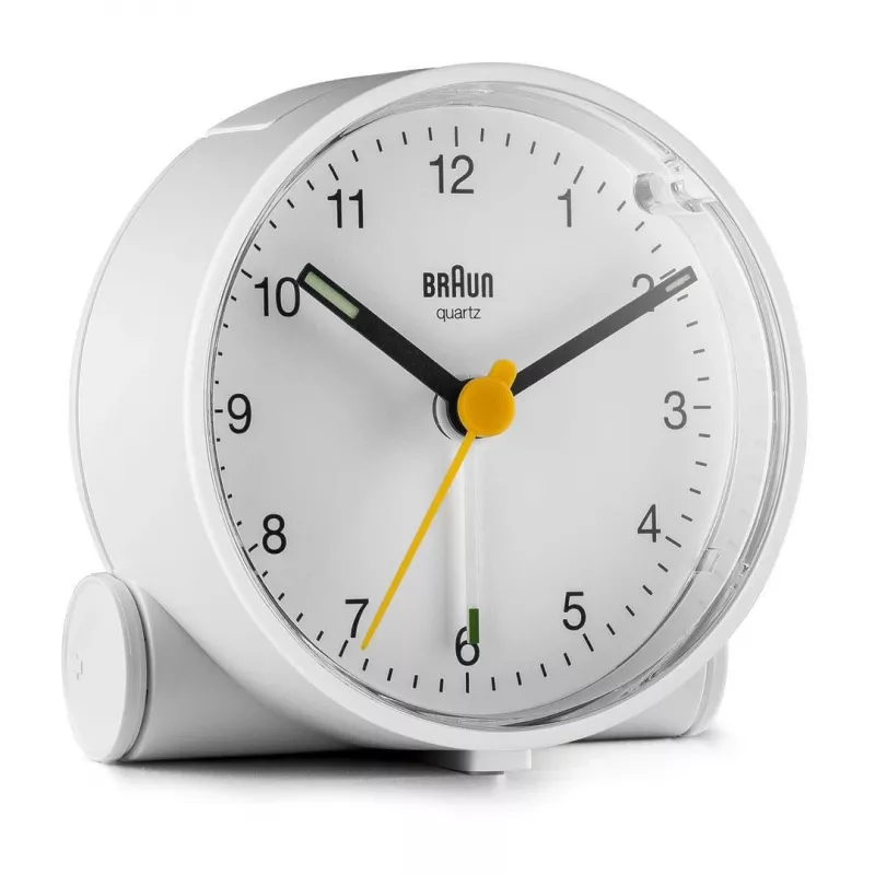Braun BC01W Kvarcinis žadintuvas Baltas