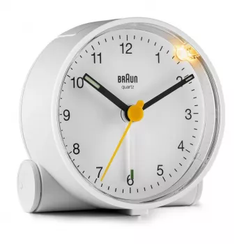 Braun BC01W Kvarcinis žadintuvas Baltas