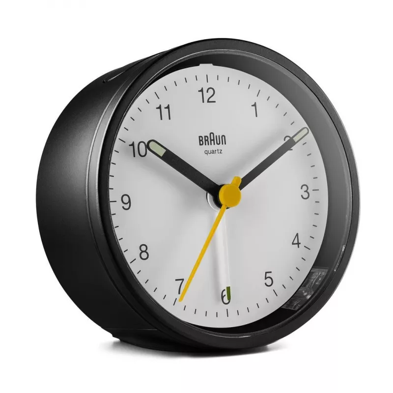 Braun BC12BW kvarcinis žadintuvas, juoda, balta