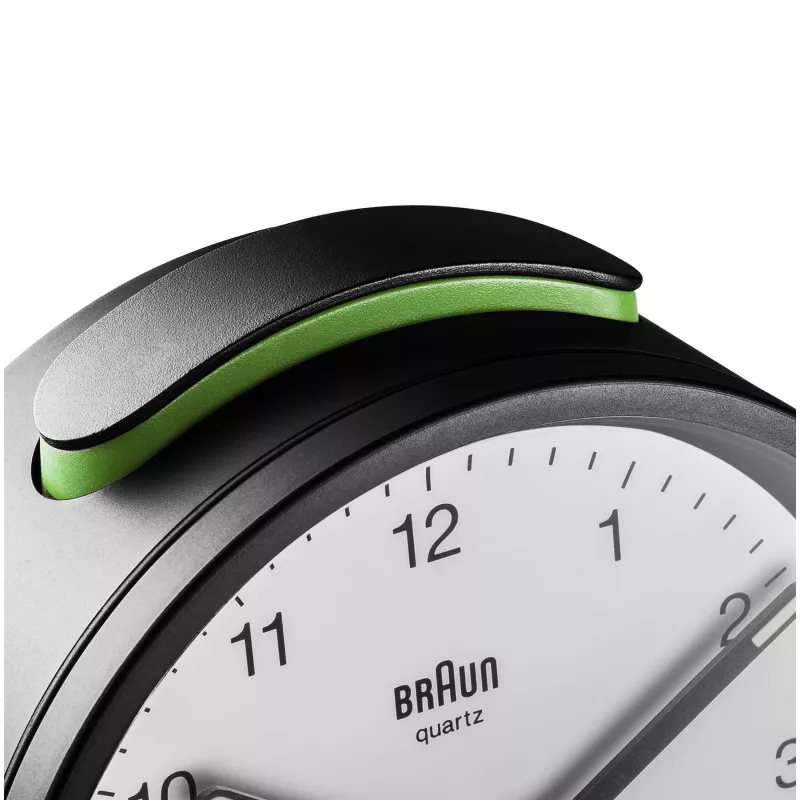 Braun BC12BW kvarcinis žadintuvas, juoda, balta