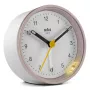 Braun BC12 kvarcinis žadintuvas, rožinis, baltas