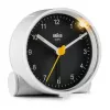 Braun BC01WB kvarcinis žadintuvas, juodas, baltas