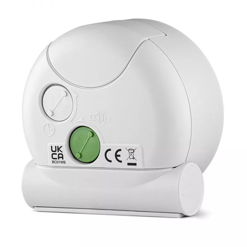 Braun BC01WB kvarcinis žadintuvas, juodas, baltas