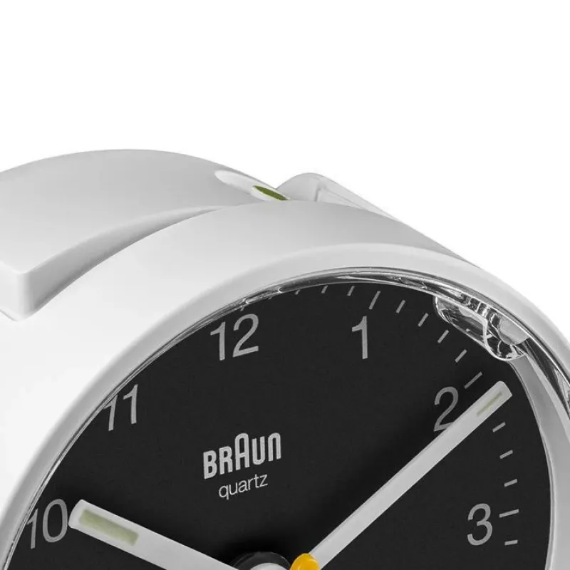 Braun BC01WB kvarcinis žadintuvas, juodas, baltas