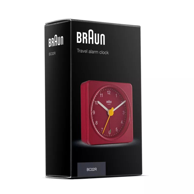 Braun BC02R žadintuvas Kvarcinis žadintuvas Raudona