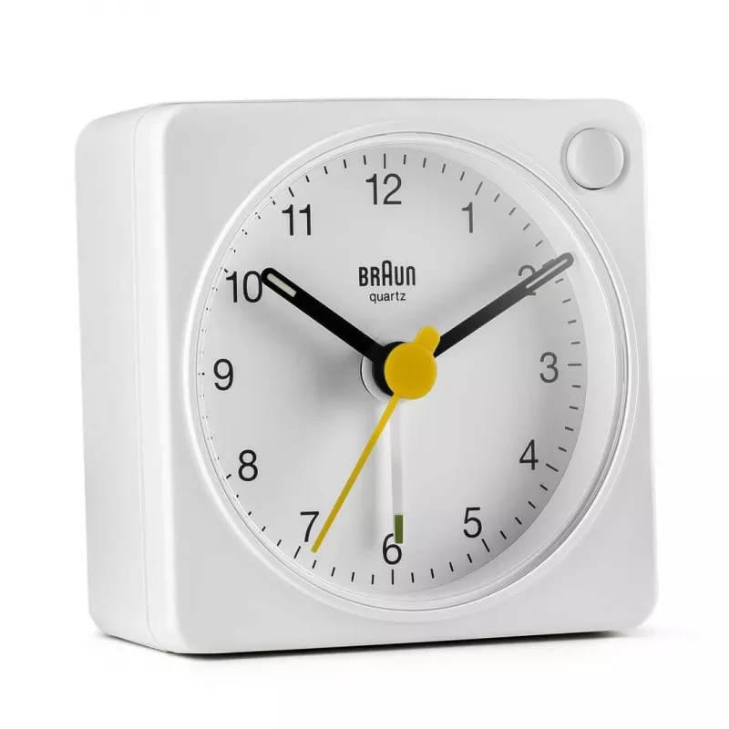 Braun BC02XW kvarcinis žadintuvas Baltas