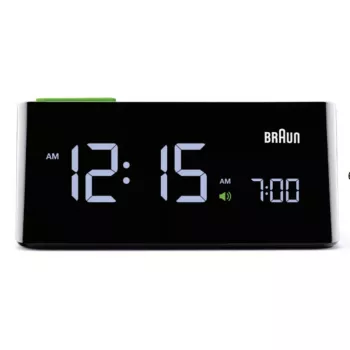 Braun BNC016 skaitmeninis žadintuvas, juodas