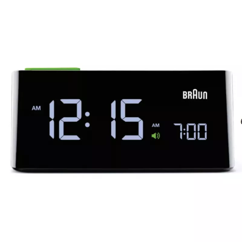 Braun BNC016 skaitmeninis žadintuvas, juodas