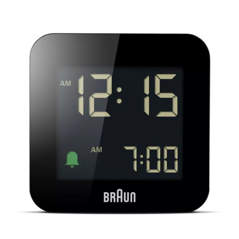 Braun BC08 skaitmeninis žadintuvas, juodas