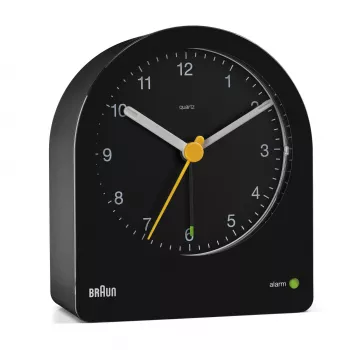 Braun BC22 kvarcinis žadintuvas, juodas, geltonas