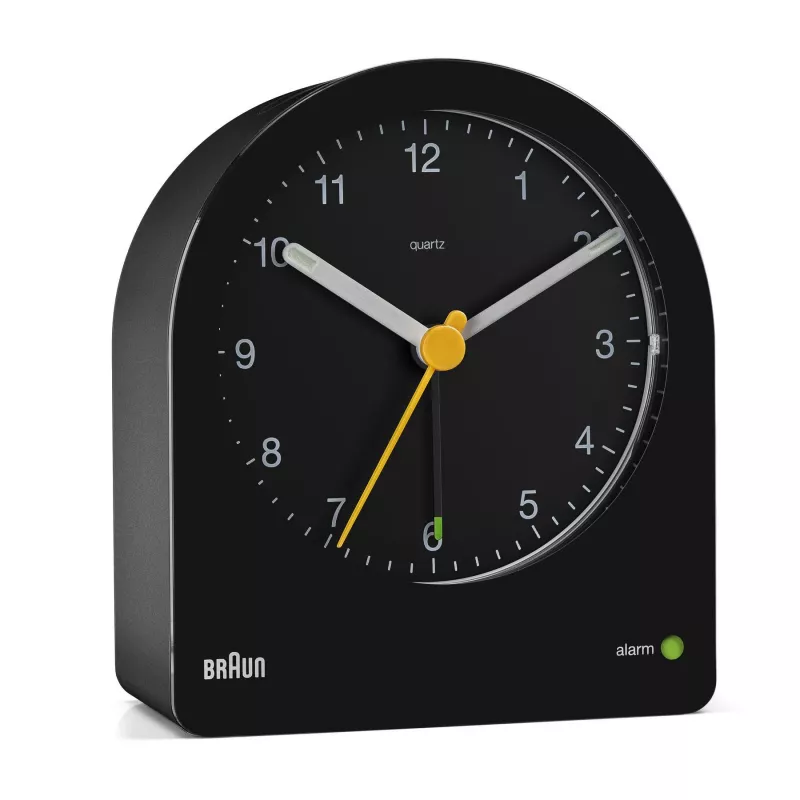 Braun BC22 kvarcinis žadintuvas, juodas, geltonas
