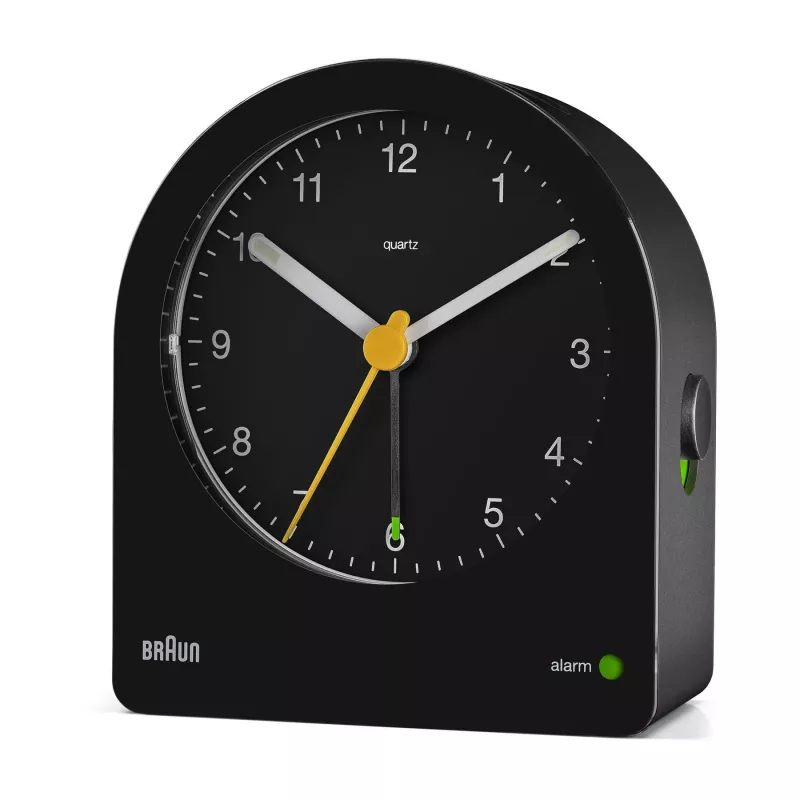 Braun BC22 kvarcinis žadintuvas, juodas, geltonas