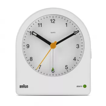 Braun BC22 kvarcinis žadintuvas baltas, geltonas