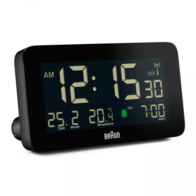 Braun BC10 skaitmeninis žadintuvas, juodas