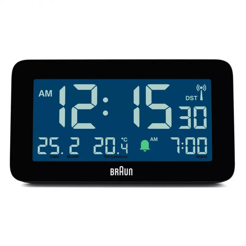 Braun BC10 skaitmeninis žadintuvas, juodas