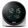 Braun BC24W-DCF sieninis/stalinis laikrodis Radijo bangomis valdomas laikrodis Stačiakampis Juoda, Balta