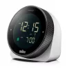 Braun BC24W-DCF sieninis/stalinis laikrodis Radijo bangomis valdomas laikrodis Stačiakampis Juoda, Balta