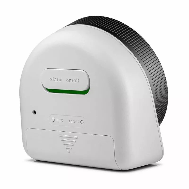 Braun BC24W-DCF sieninis/stalinis laikrodis Radijo bangomis valdomas laikrodis Stačiakampis Juoda, Balta