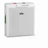 Braun BC05W sieninis/stalinis laikrodis Analginis laikrodis Stačiakampis Baltas