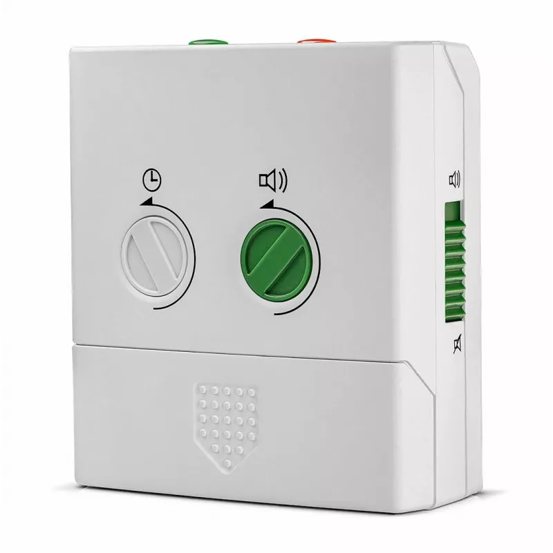 Braun BC05W sieninis/stalinis laikrodis Analginis laikrodis Stačiakampis Baltas