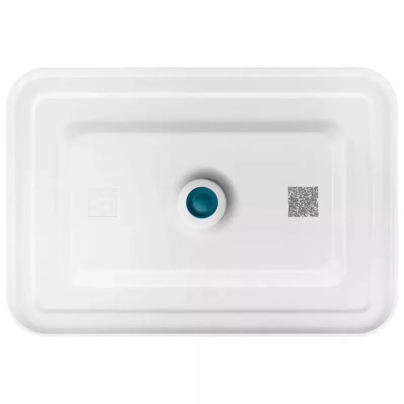 „ZWILLING Fresh & Save“ stačiakampė talpa 2,2 L permatoma balta