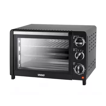 Mini elektrinė orkaitė Unold 68875 Allround – 18 l, 1200 W, juoda