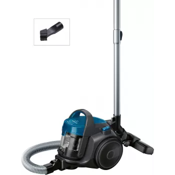 Cilindrinis dulkių siurblys Bosch BGS05A220 700 W be maišelio 1,5 l, teleskopinis nerūdijančio plieno vamzdis, plaunamas EPA filtras
