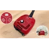 Drum vacuum Bosch Serie 4 BGD38RD1H, 600 W, 4 L dulkių maišelis, sausas valymas, raudona
