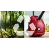 Drum vacuum Bosch Serie 4 BGD38RD1H, 600 W, 4 L dulkių maišelis, sausas valymas, raudona