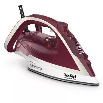 Tefal Ultimate Pure FV6810 garo lygintuvas 2800 W raudona, sidabrinė