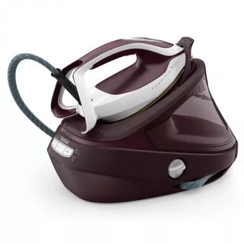 Tefal Pro Express Ultimate II GV9721 1.2 L Durilium AirGlide Autoclean lyginimo padas, raudonos, baltos spalvos