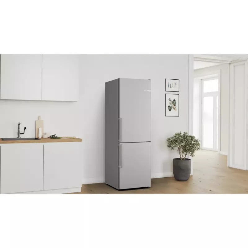 Bosch Serie 4 KGN36VICT šaldytuvas-šaldiklis Laisvai pastatomas 321 L Nerūdijantis plienas