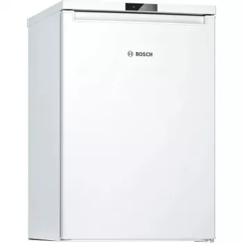 Stačiasis šaldiklis Bosch Serie 2 GTV15NWEB — 83 L, laisvai pastatomas, E klasė, 39 dB, dešininis vyris, baltas