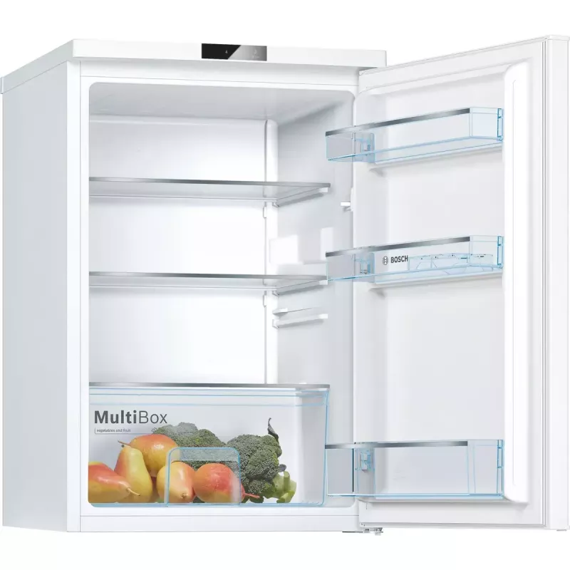 Šaldytuvas Bosch Serie 2 KTR15NWEB, pastatomas, 134 l, baltas, A850×P560×G580 mm, energijos klasė E
