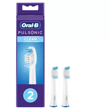 Oral-B Pulsonic Clean 2 vnt. Balta