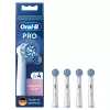 Dantų šepetėlių galvutės Oral-B Sensitive Clean 4 vnt. Balta