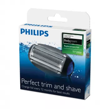 Philips Bodygroom pakaitinė plėvelė TT2000/43 atspari vandeniui pakaitinė plėvelė skutimo galvutė