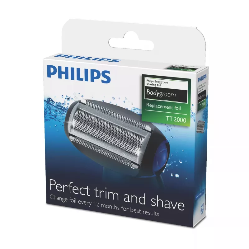 Philips Bodygroom pakaitinė plėvelė TT2000/43 atspari vandeniui pakaitinė plėvelė skutimo galvutė