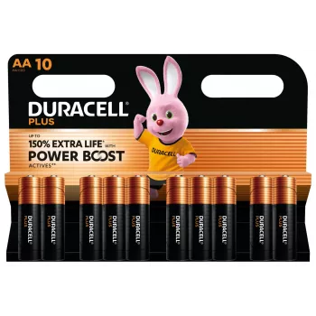 Duracell Plus vienkartinė AA baterija, šarminė