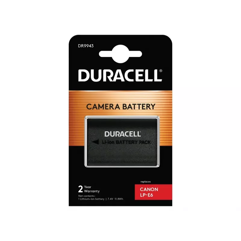 Kameros baterija Duracell DR9943 LP-E6 1600mAh Li-Ion